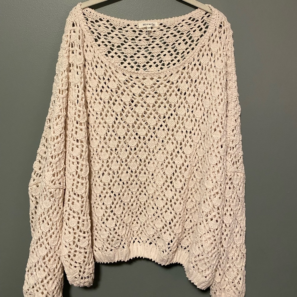 Oversized Miracle cutout sweater